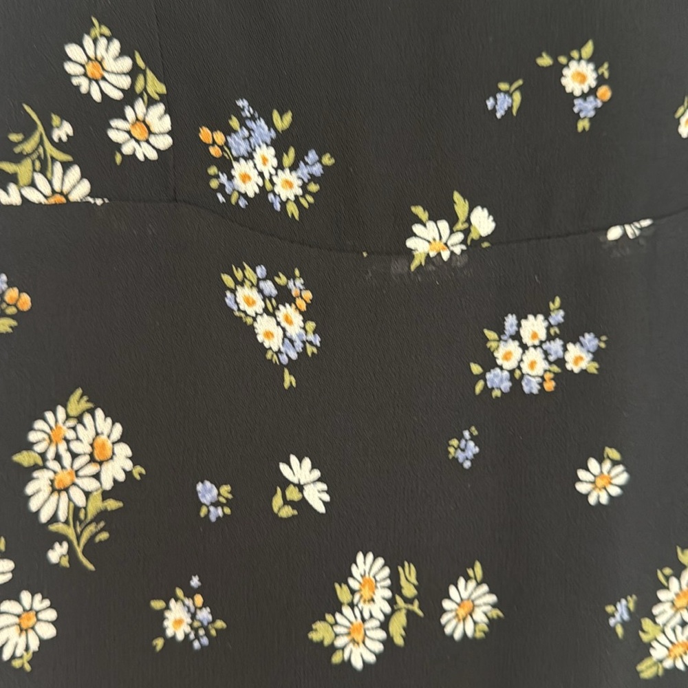 Reformation Floral Black Maxi Dress - Picture 5 of 10